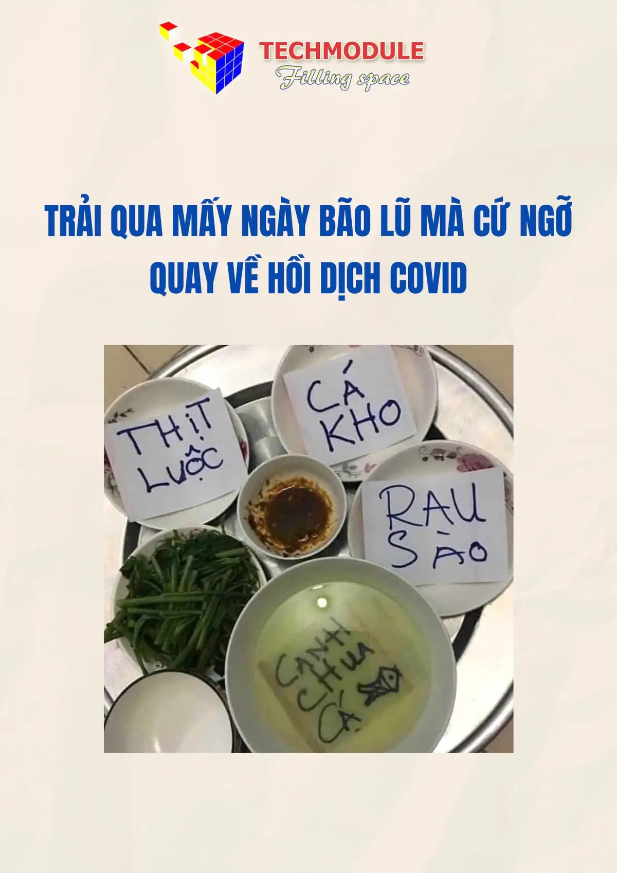 Bão lũ không điện không mạng, hàng quán, dịch vụ giải trí đóng cửa hết. Xóm làng tự dưng lại đông vui, rôm rả đến lạ thường. Thiệt hại cũng nhiều nhưng thôi, cứ phải lạc quan lên để sống tiếp.