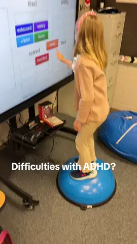 Utlizing balancing tools in your sessions can greatly improve central field focus in those that struggle with ADHD#therapy #education #school #language #reading #articulation #kids #classroom #speechtherapy #literacy #adhd #learningathome #hospital #privatepractice 