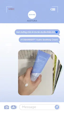 Chân ái cho làn da dầu thiếu ẩm ATOBARRIER365 Hydro Soothing Cream #AESTURA #AESTURAVietnam  #duocmypham #BeautyTok 