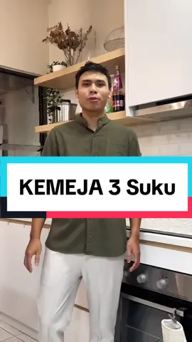 Bukan seluar je, kemeja pon dah ada 3 suku dah hehe. Dia memang practical dan stylish pada masa yang sama. Bersyukur gak aku jumpa baju ni, and now boleh share dengan korang 🫡💯 #baju #kemeja #outfit #kemeja3suku 