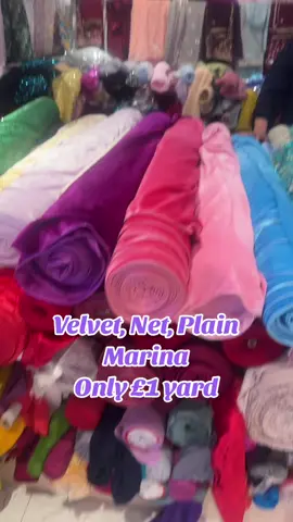 #Suraj #Chacha’s Plaza #Velvet #Net #Plain Marina #Only £1 yard
