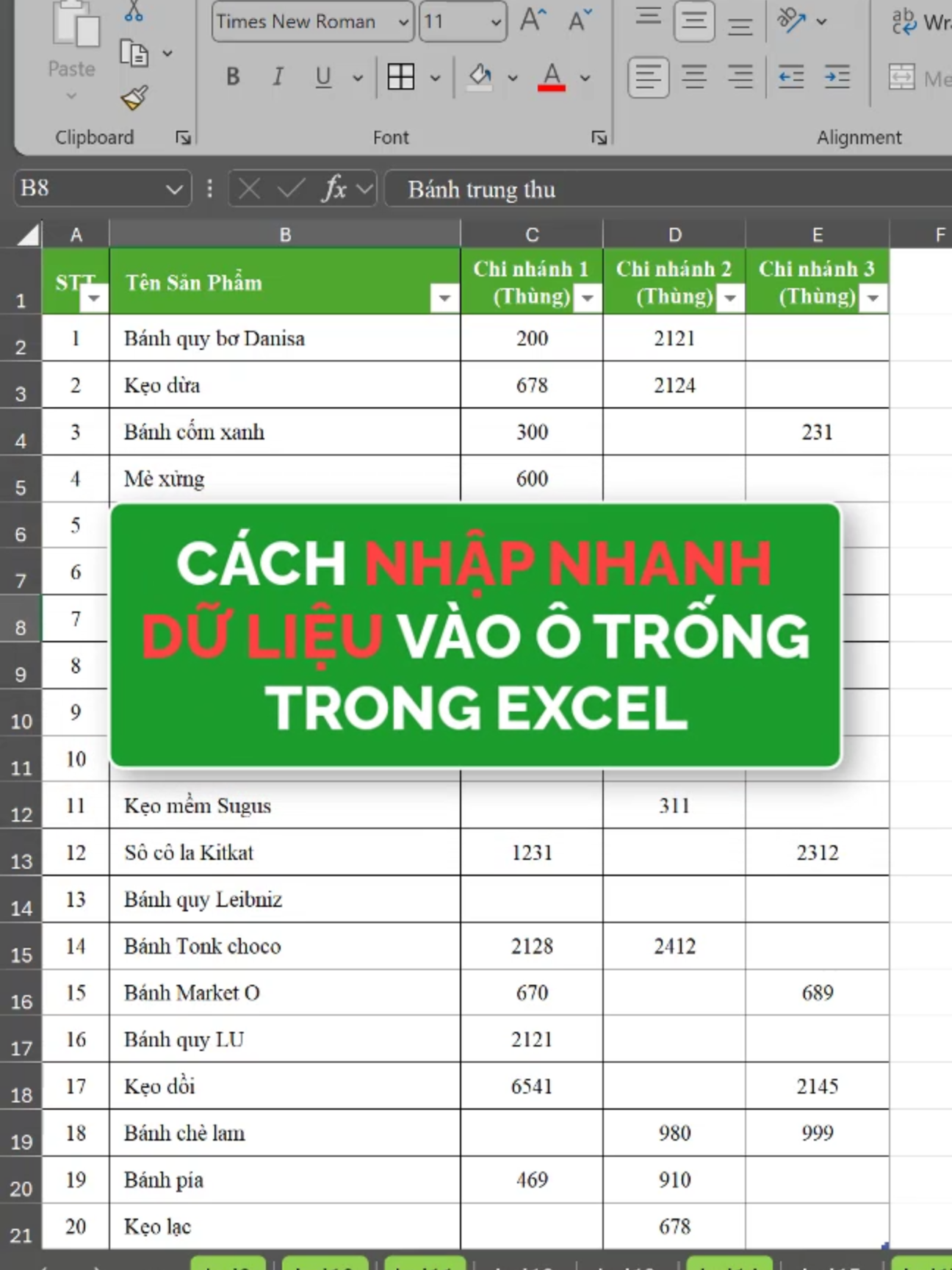 Cách nhập nhanh dữ liệu vào ô trống trong excel !! #excel #exceltips #LearnOnTikTok #tinhocvanphong #tinhocvuii #xuhuong2024 #xuhuongtitkok