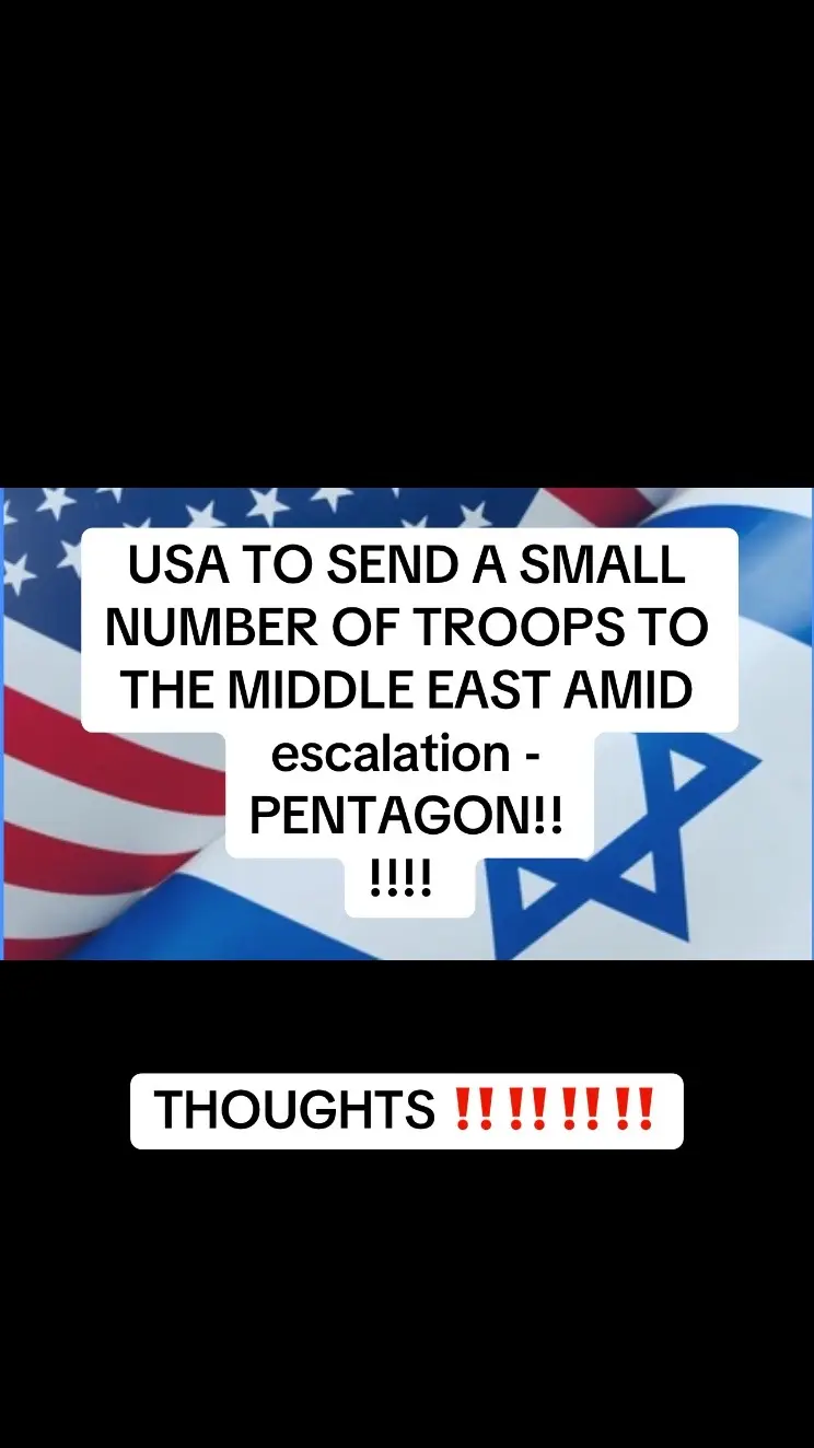 AMERICA TO SEND TROOPS TO ISRAEL‼️#fyp #israel #war #america #wow #middleeast