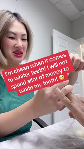 I’m cheap when it comes to whiter teeth! I will not spend allot of money to white my teeth! 🙄#nails #juliesbeautybydesign #nail #nailsalon #drama #client #whiteteeth #teethwhitening #gurunanda #gurunandawhiteningstrips #foryou #foryoupage #foryoupage❤️❤️ #trending #goviral #fyp #tiktokshop @Puneet Nanda bridge the gap 
