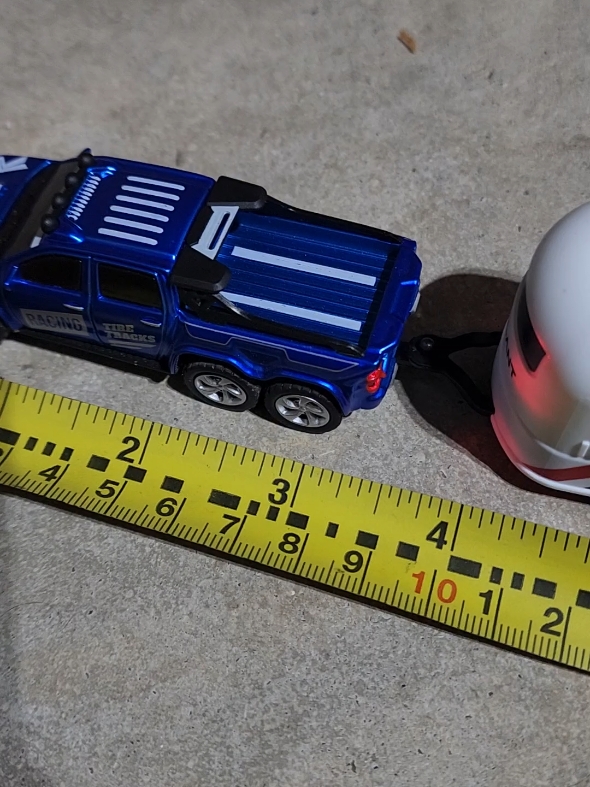 Mini RC Truck With Trailer 1/64 Scale #mechanic #bluecollar #mechaniclife #send #rc #truck  #car 