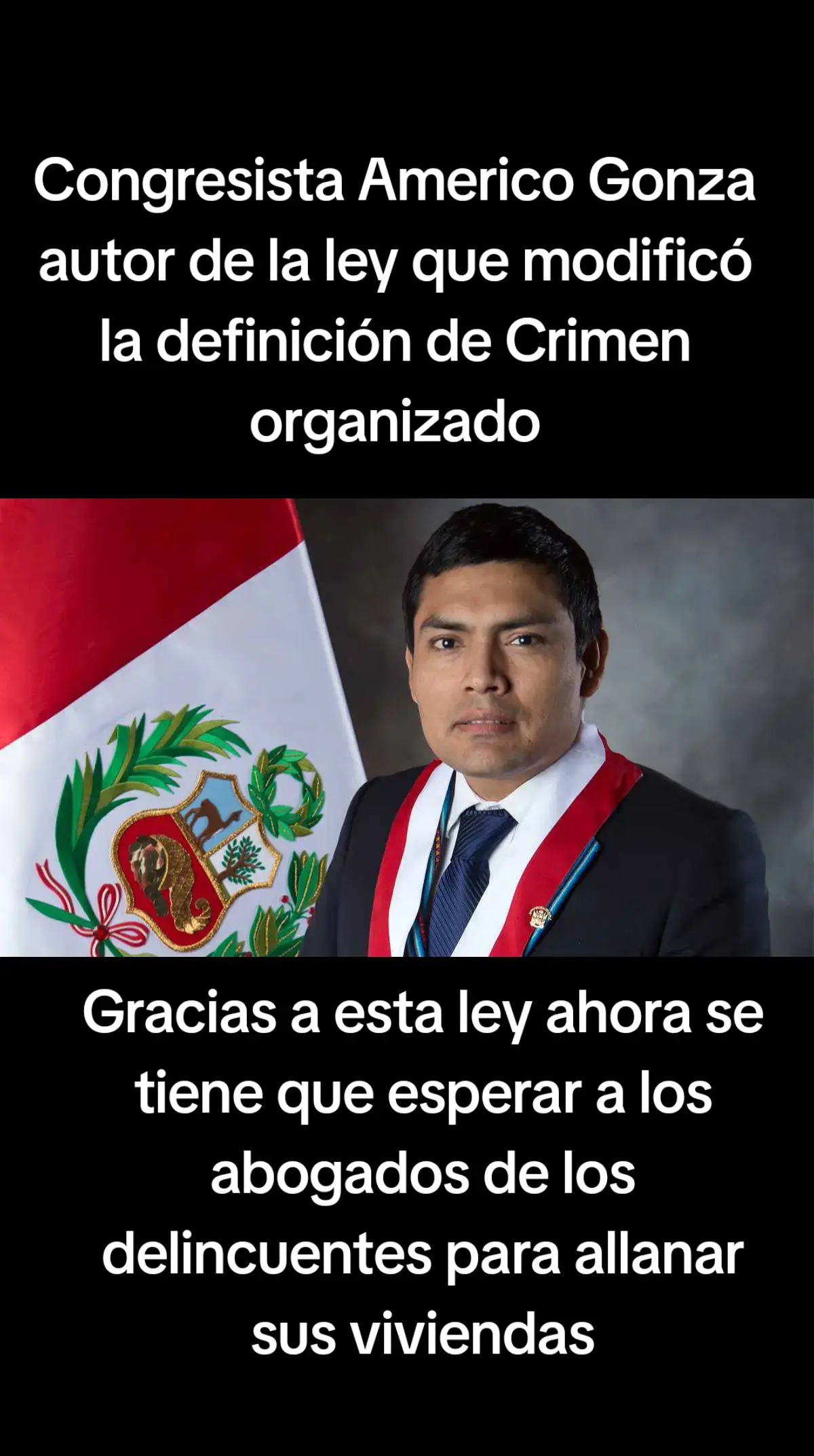 Elige bien a tus representantes, no más delincuencia.