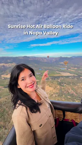 👇 Hot Air Ballon Ride in Napa Valley ✨Welcome to the third episode of my bucket list series, and this time, it’s a magical sunrise hot air balloon ride @napavalleyballoons over Napa Valley, all thanks to @virginexperiencegifts! 🌅✨ From rolling hills, vineyards, and mountainsides to peaceful ponds and farms, the views were absolutely breathtaking. Our pilot has been flying for over 40 years, making us feel completely safe the whole time! And to top it all off, we finished with a celebratory toast of sparkling wine @napavalleyballoons. 🥂 This is truly the perfect gift experience to create special memories with your loved ones. And now, you can enjoy 10% off with my code “LISAR10”, valid until the end of October! 🎟️Don’t miss out on this unforgettable experience with @virginexperiencegifts, my go-to for finding unique gifts for all my friends and family’ 💖 Stay tuned for more episodes as I continue to explore must-try experiences in San Francisco! 🌉 🤍 Napa Valley Hot Air Balloon Ride, Hot Air Balloon Ride in Napa Valley, Sunrise Hot Air Balloon California, Things to do in San Francisco Bay Area, Napa Valley California, Bucket List Activity in California #virginexperiencegifts #virginexperiencedays #hotairballoonsnapavalley #hotairballonnapa #napavalley #napavalleyhotairballoons #napavalleyhotairballoonride #californiabucketlist #visitnapavalley #thingstodoinnapavalley