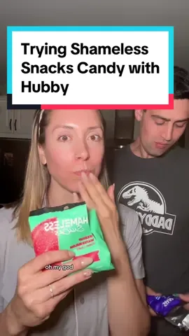 My only regret is that I only got one box 😬✔️ #shamelesssweets #candy #healthycandy #shamelesssnacks #shamelesssnacksgummies #gummycandy #ketofriendly #momanddad #husbandandwife #candytok 