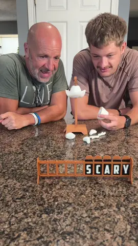 He had no idea 😂 #viral #challenges #halloween 