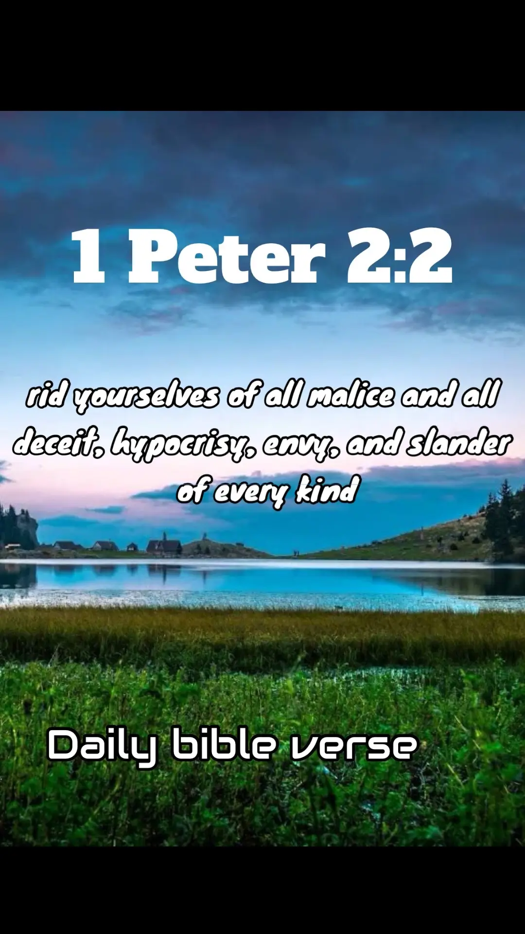 Daily bible verse 1 peter 2:2