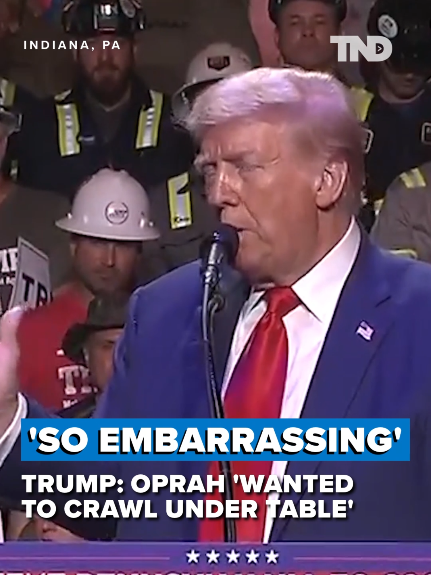 Former President Donald #Trump said #Oprah wanted to 