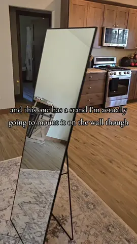 I snagged this mirror off Tik Tik shop and it is so cute. I have paid way more for mirrors in the past from local places. This full length mirror is perfect The shipping was super fast and it is just what i needed. Excuse my wild look today. #ConSantanderConecto  #homeimprovement #homedecor #homeinspo #mirror #foryou 