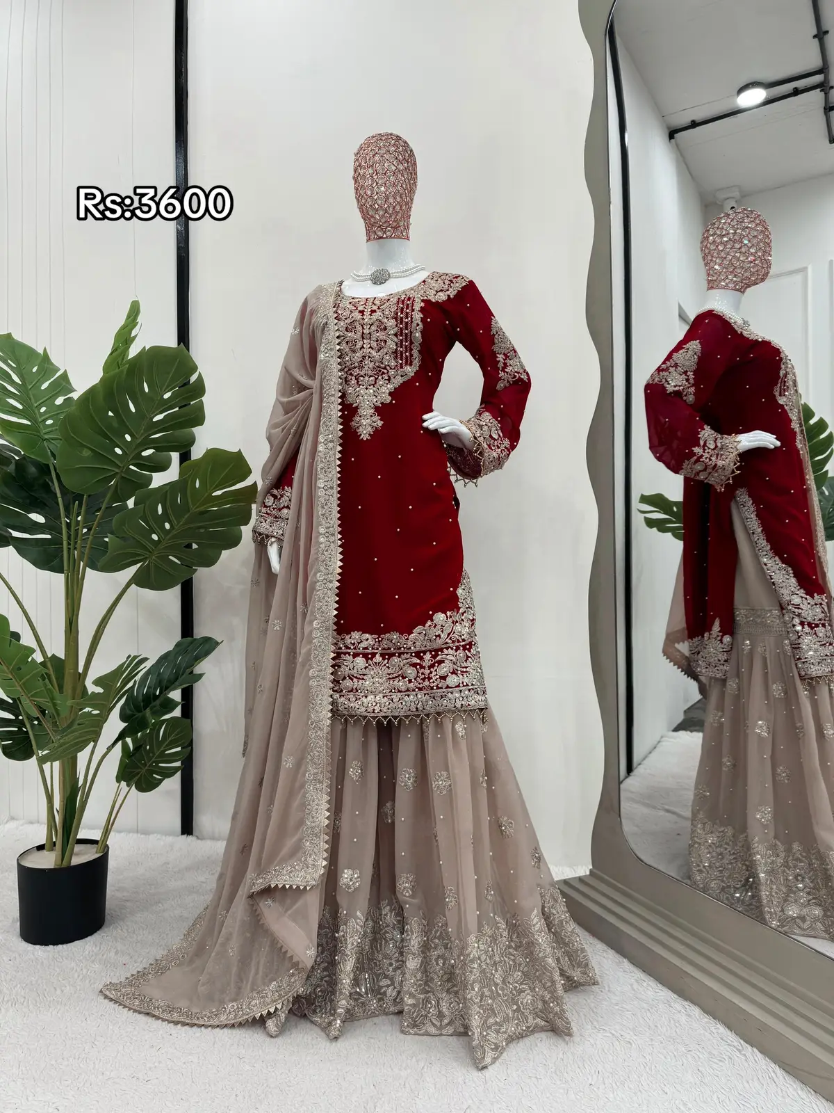 Code 114991 🎗Description 🎗 Looking for this same colour beautiful Designer Suit on Faux Georgette febric with Inner and Coding & Sequnce work with Pearl work and Sharara on also Faux Georgette Febric With Coding & Sequnce work with pearl & Fancy Lace and Dupatta on also Faux Georgette Febric With Coding & Sequnce work with pearl & Fancy Lace. 💃🏻💃🏻 *Suit*💃🏻💃🏻 Fabric.  :-Faux Georgette with inner Work     :-Coding & Sequnce with Pearl work & Fancy Lace. Size       :-M(38),L(40),XL(42) With Margin XXL. Weight  :-0.950 👖*Sharara*👖 Fabric.  :-Faux Georgette with inner Work     :-Coding & Sequnce with Pearl work Size      :-Free(Stich With Elastic) 🥻*Dupatta*🥻 Fabric.  :-Faux Georgette  Work     :-Coding & Sequnce with Pearl work & Fancy Lace. Size      :-2.2M ✔✔✔✔✔✔✔✔✔