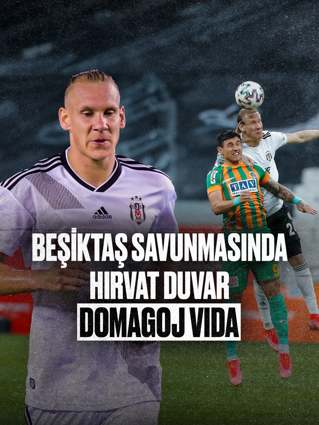 🦅 Beşiktaş savunmasında Hırvat duvar: Domagoj Vida. #gdhspor #domagojvida #beşiktaş #süperlig