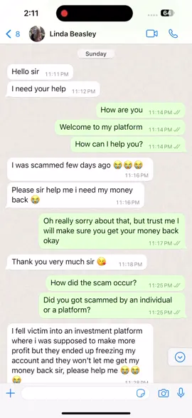 Hello everyone  We’re here to help you recover back your money taking away from you by scammers, if you’re a victim of any form of scam, be fast to let us know so we can help you like we always help others or if you have any friends or family member that have been scammed before refer them to us no matter how long it occurs let us know so we can help you recover back the money #bitcoin #recoverbitcoins  #pigbutcheringscam  #howtorecoverlostcrypto  #recoverscammedbitcoin  #scam #fyp #hack  #Viralvideos #returnwidgetexpert 