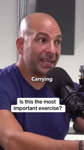 Dr Peter Attia on the Farmers Carry being one of the most important activities to do especially when it comes to the later years of your life. Via @drchatterjee #gym #exercise 