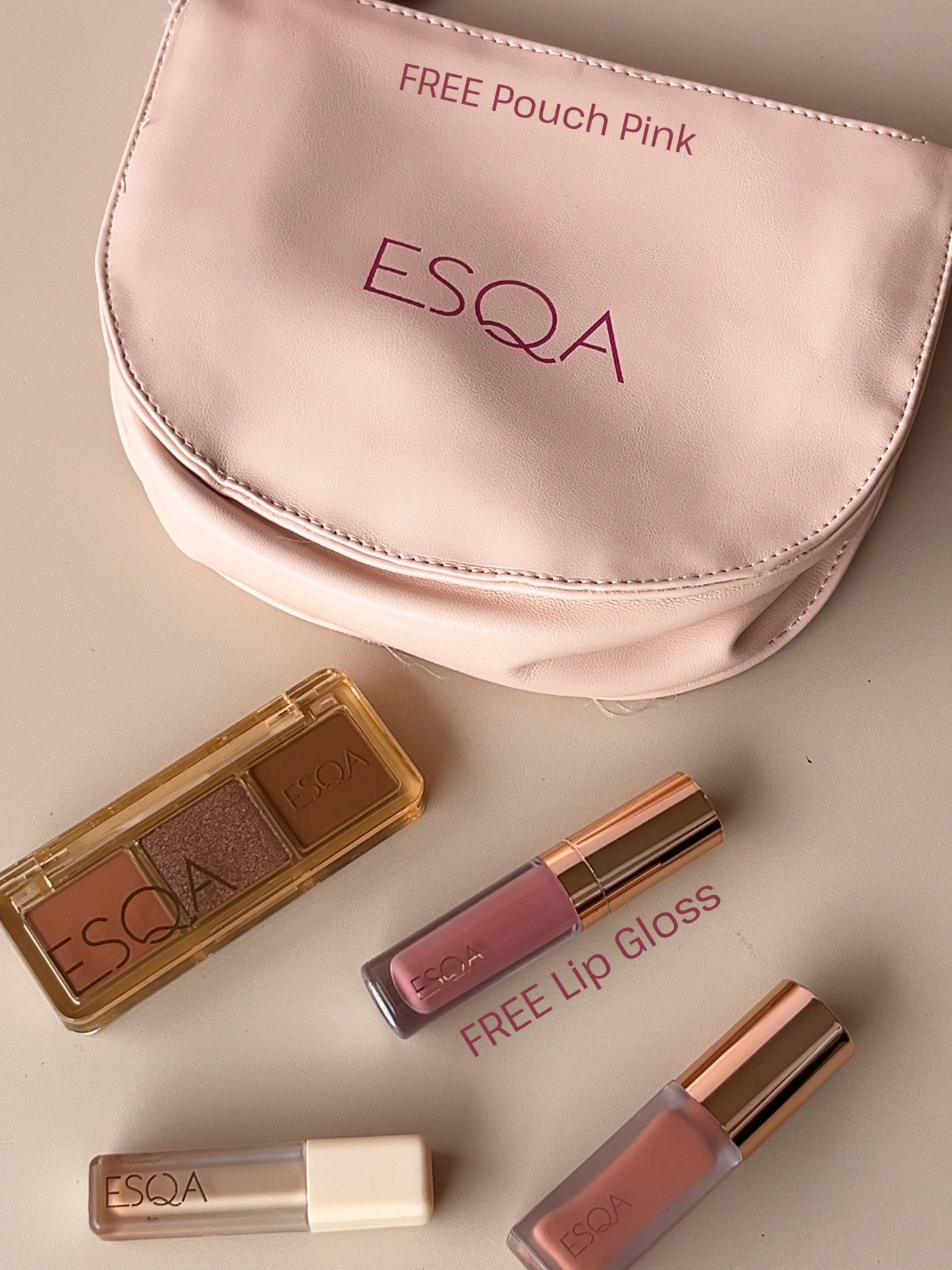 Glam goals unlocked! Get everything you need in a pouch to shine in this must-have set! 💫💄 #esqaddict #esqacosmetics #readytoglamset #esqa #paydaysale