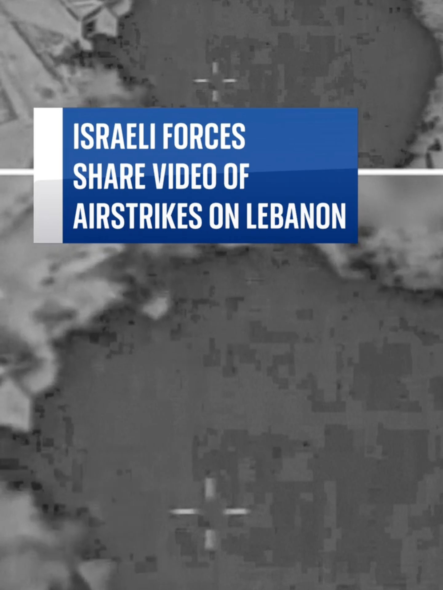 Israel's military released footage said to show airstrikes on Hezbollah targets in Lebanon. Lebanese authorities said the strikes killed more than 490 people, including more than 90 women and children.