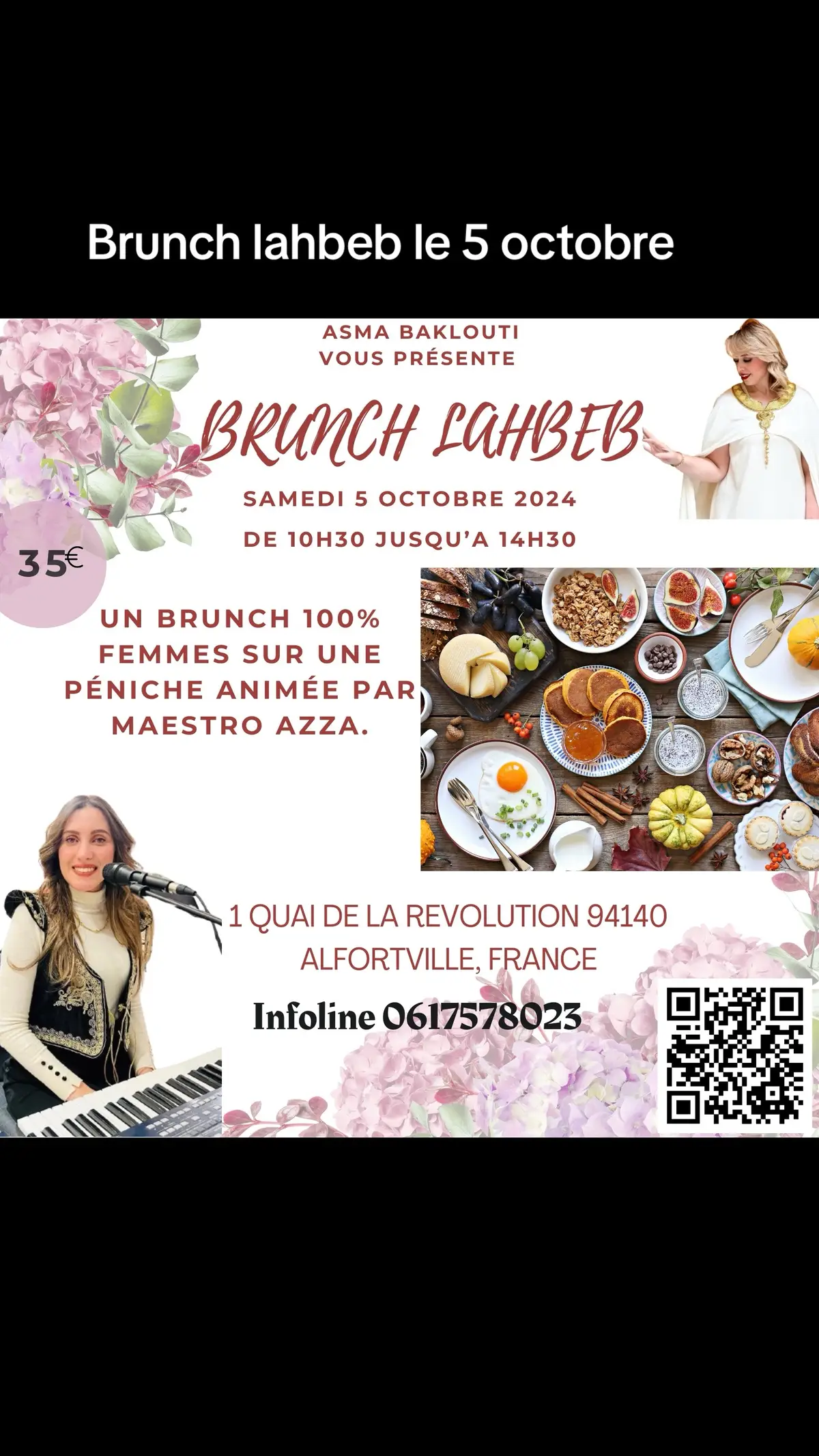 Brunch lahbeb : 5 octobre 2024 #brunch #peniche #paris #france #maghreb_united🇩🇿🇲🇦🇹🇳 