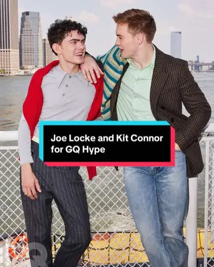 A year ago, Joe Locke and Kit Connor were kids preparing for their exams. Now, courtesy of Netflix’s breakthrough queer sensation Heartstopper, they are reckoning with suddenly being stop-you-in-the street, internet-boyfriend famous. Link in bio.  #heartstopper #heartstopperedit #joelocke #kitconnor #netflix  