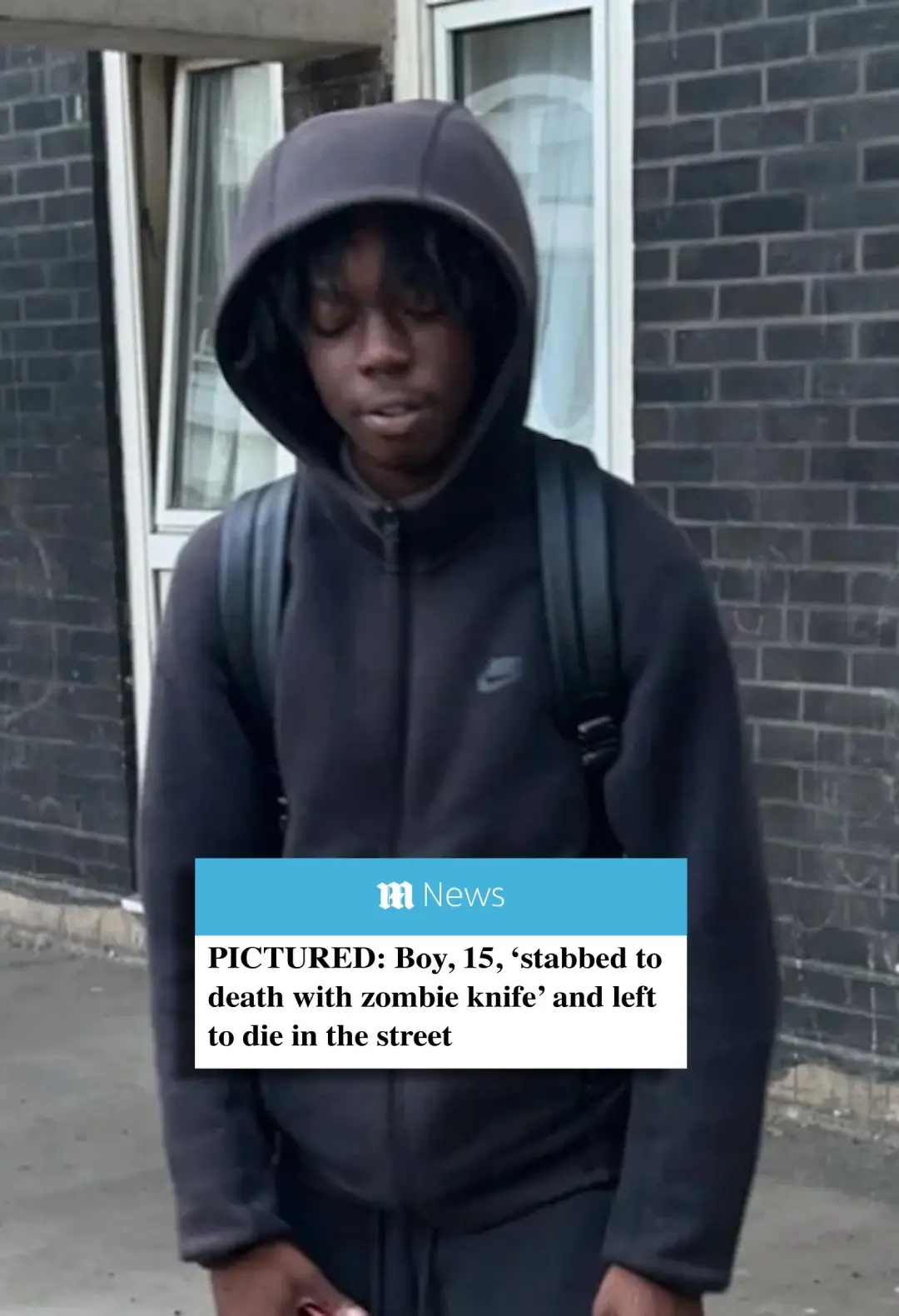 A 15-year-old boy who was allegedly stabbed to death by someone wielding a zombie knife has been pictured for the first time. The teenager - named by friends as Daejaun - was set upon by a group of men in Woolwich, South East London, at 6.30pm on Sunday, according to witnesses, before a neighbour tried to save his life. Police said the boy's murder was a 'stark and sobering reminder of the danger of zombie-style knives' as a ban on possessing the weapons comes into force today. The 43-year-old mother told how the boy begged for help in his last moments, telling her 'I am 15, please don't let me die', as she battled to stem the bleeding. #crime #london #ukcrime #londoncrime #woolwich #southlondon #news #tragic #rip #uknews 