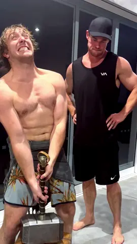Im not worthy. @Chris Hemsworth #thor