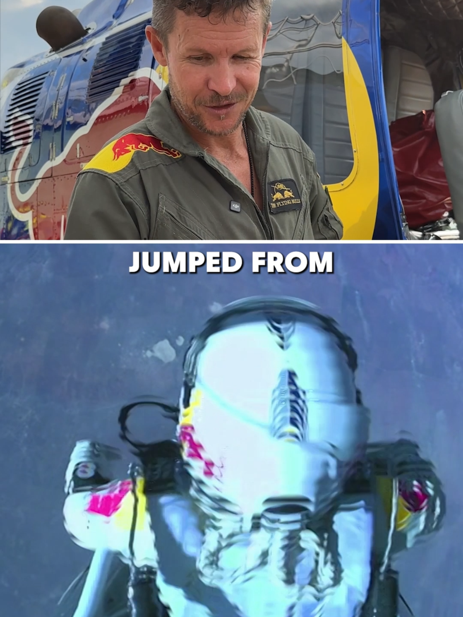 yeah, he's the guy that jumped from space 😮‍💨 👨‍🚀: Felix Baumgartner #redbull #givesyouwiiings #energydrink #redbullstratos #stratos #spacejump #space