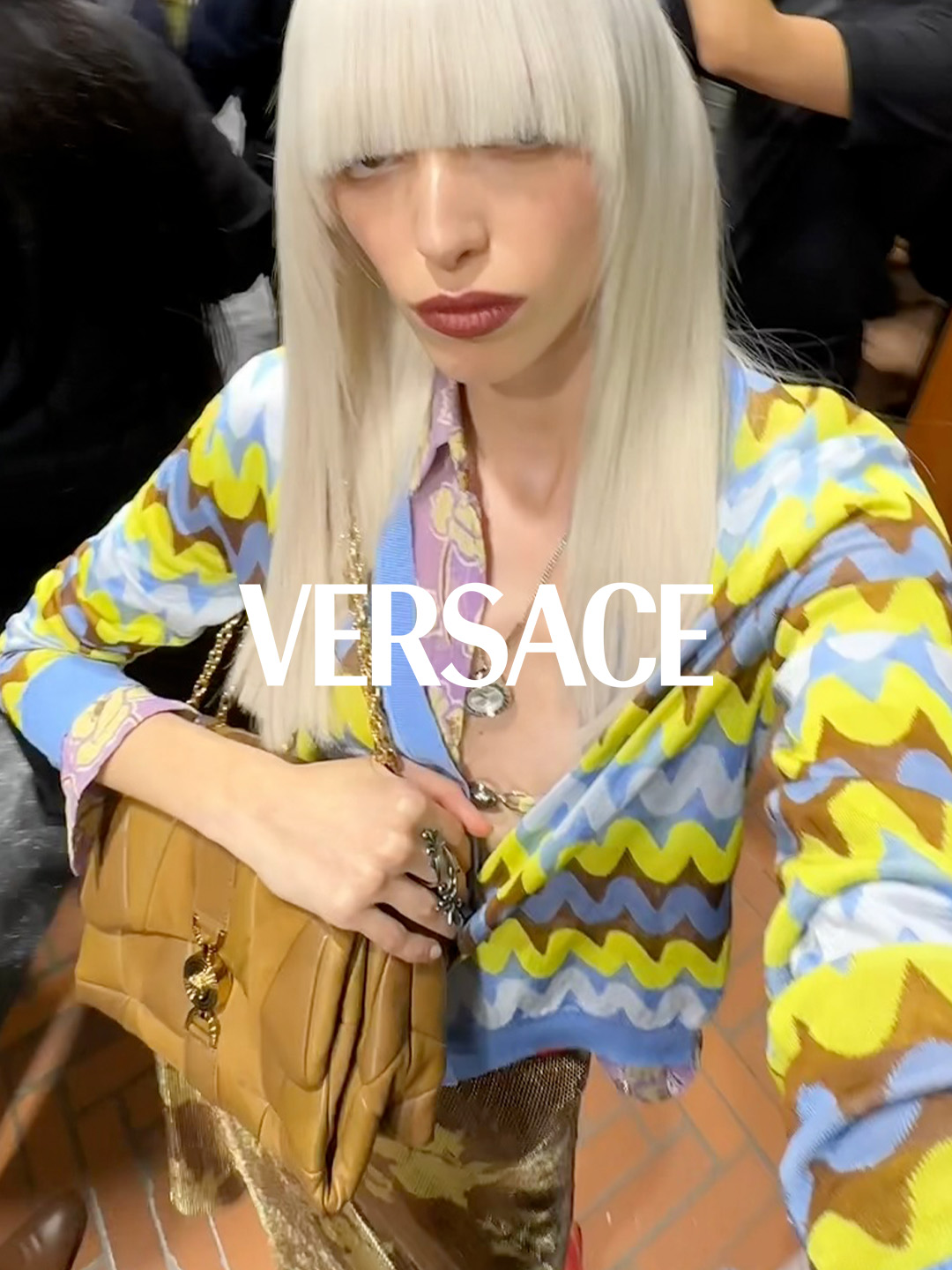 Behind the scenes at the Spring-Summer 2025 Fashion Show #VersaceSS25  #Versace