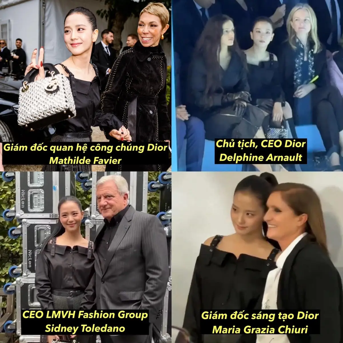 Ngồi hàng ghế đầu tại show diễn Dior Spring-Summer 2025 cạnh Delphine Arnault [Chủ tịch, CEO Dior] & Rosalía 👑   Được chính bà Mathilde Favier [Giám đốc quan hệ công chúng Dior] tiếp đón nồng nhiệt từ khi bước xuống xe đến vào trong show diễn 👑 Chụp ảnh và trò chuyện cùng bà Maria Grazia Chiuri [Giám đốc Sáng tạo Dior] & ông Sidney Toledano [CEO của LMVH Fashion Group] 👑 #idollive #tiktoknews #tiktokgiaitri #theanh28 #jisoo #dior 