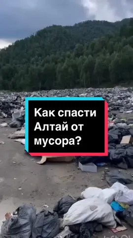 Как спасти Алтай от мусора? Напиши ⬇️ Поддержи💚