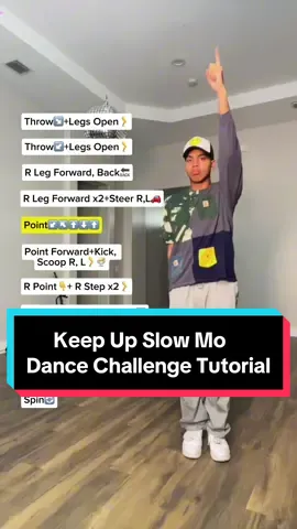 Here’s the slow mo tutorial for the Keep up dance u asked for! This track by @Odetari is everywhere. No wonder there’s so many dance challenges being made to it. 😅 Y’all really seemed to prefer @Hugo Hilaire over the other one we posted, even though this one seems to be a bit harder lol hope this helps!  #dancechallenge #tiktokdance #dancetutorial 