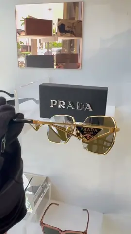 Prada Square Sunglasses are a popular choice for their sleek, contemporary design, often featuring bold lines and oversized square frames. Prada offers these sunglasses in various styles, materials, and colors, often with gradient or mirrored lenses for a modern, high-fashion look. 	•	Oversized square shape: A chic, geometric design that complements many face shapes. 	•	Premium materials: Often made with acetate frames, offering durability and a lightweight feel. 	•	Subtle Prada branding: Discreet logos on the temples, enhancing their luxurious appeal. 	•	UV protection: High-quality lenses that offer full UV protection. #visionmoodmiami #bayharbor #surfside 