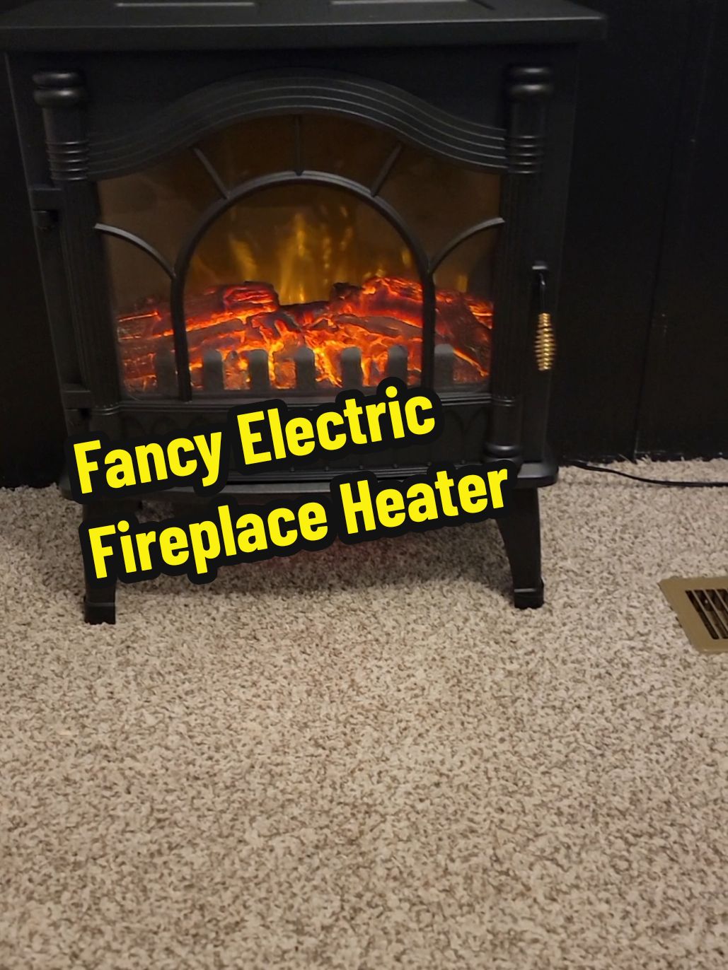 Will it heat my daughters room quickly? #electricfireplace #spaceheater #heaters #cold #autumn #winterishere Space heater indoor space heater indoor heater electric heater Fireplace heater electric fireplace electric fireplace heater