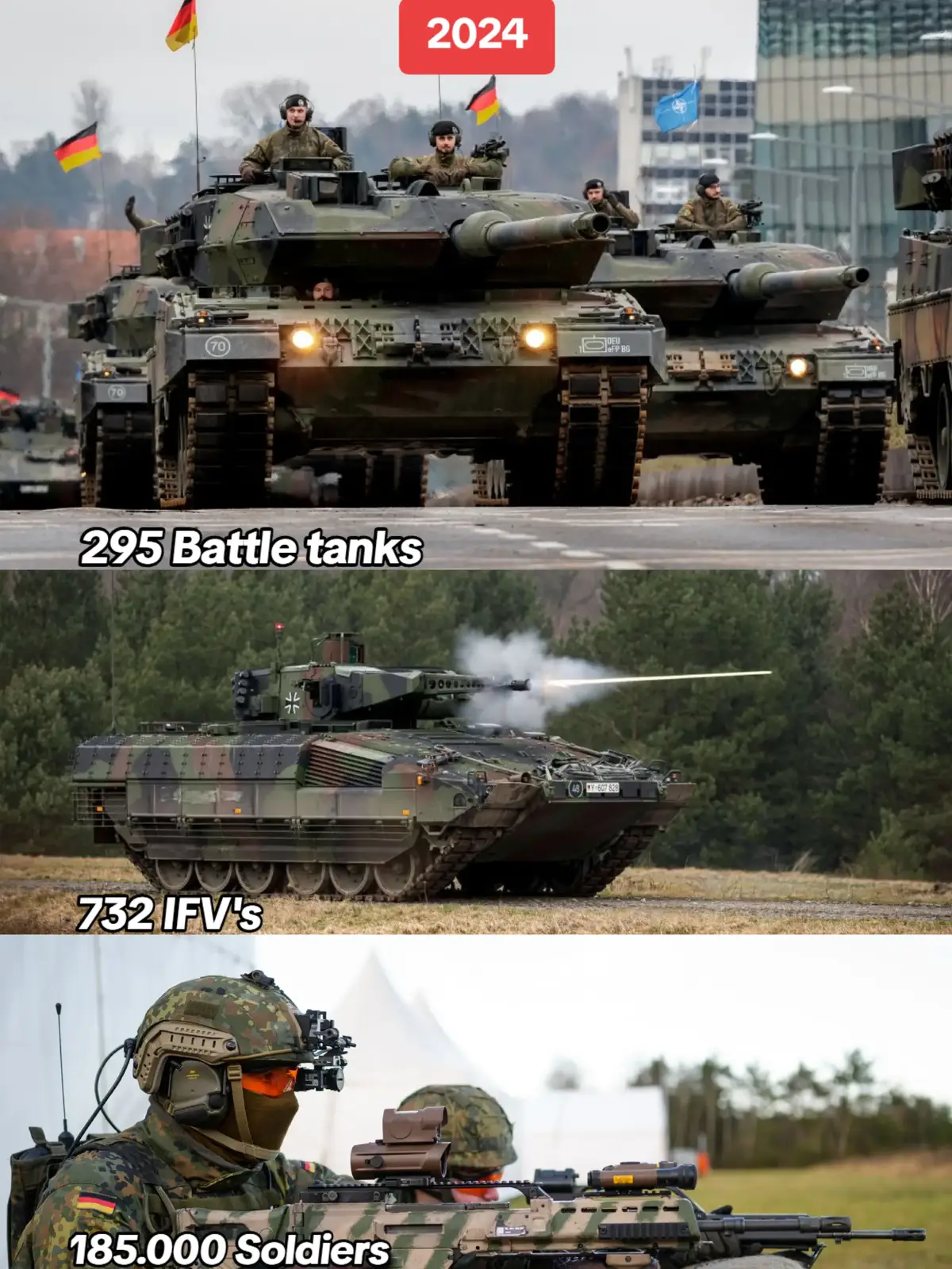 If the Leopard 1 were included, the Bundeswehr would actually have had 5,000 main battle tanks in active service in 1990, as they only went out of service in 2003. The 2000 are just Leopard 2 #phoenixmw #military #fyp #viral #leopard1 #leopard2 #bundeswehr #germany 