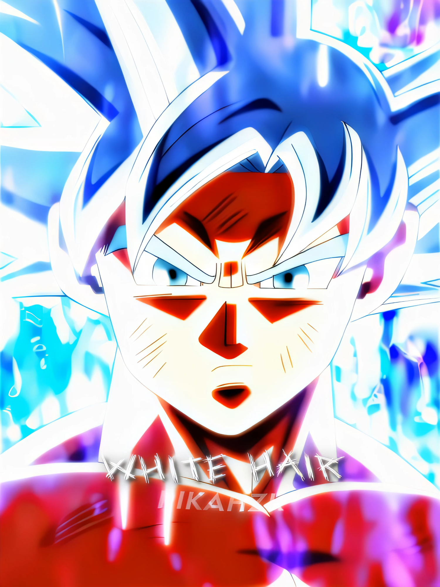 White hair>>> #gojo #jjk #killua #ragna #garou #kakashi #dragonball #gokuedit #whis #zamasu #anime #animeedit #アニメ