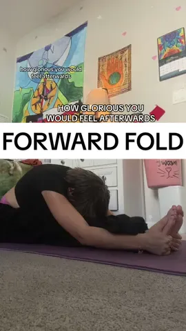 Feels like 😫 then 2 mins in like 😌 #yoga#forwardfold#seatedforwardfold #mysticalmckay#mysticalyogimckay #themysticalexperience