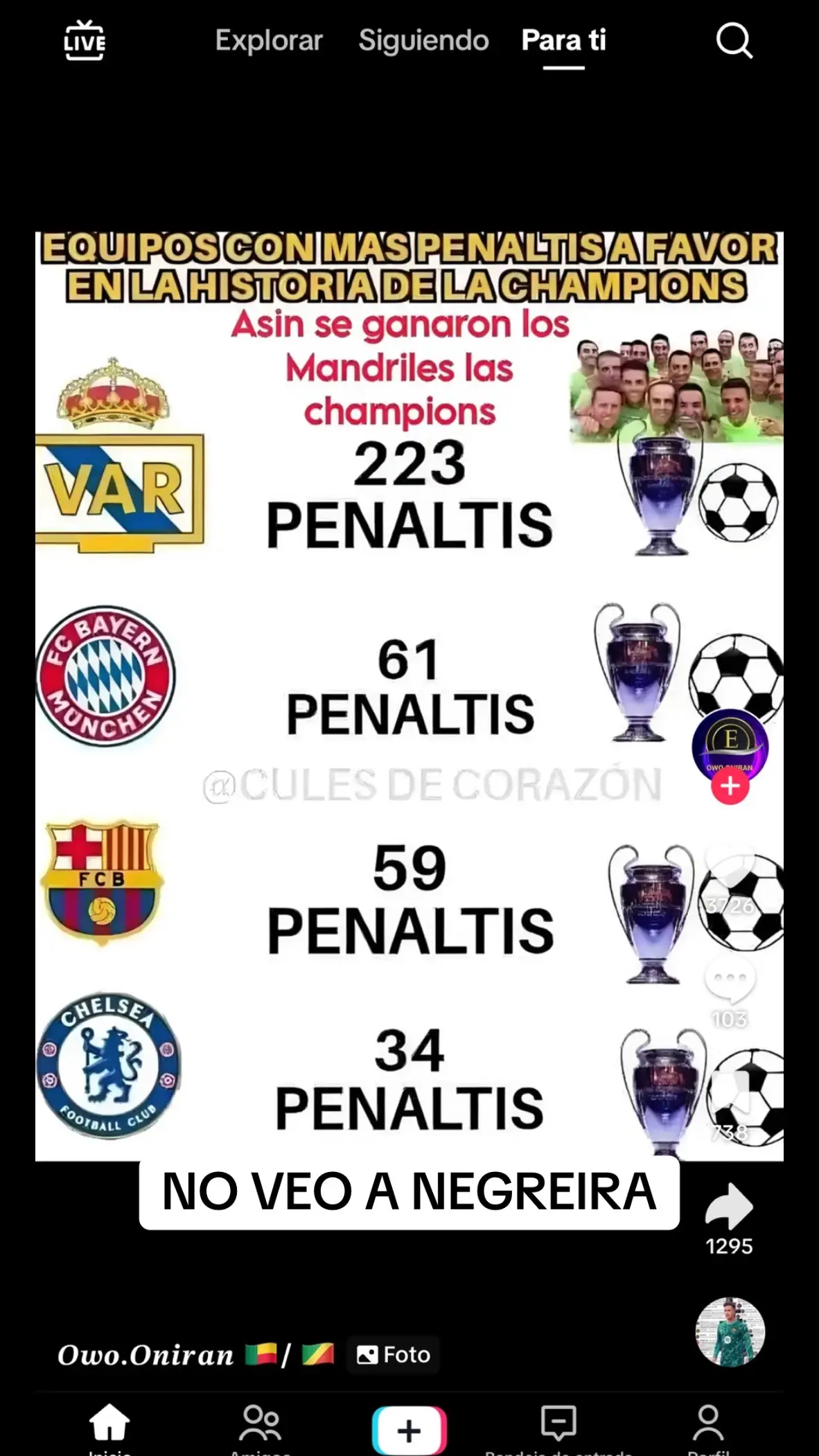 Penalti para el Real Madrid canción #penalti #humorfutbol 