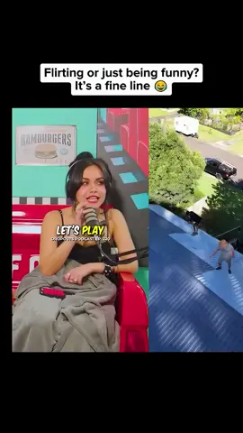 Flirting or just being funny? It’s a fine line 😂 #fyp #foryou #dropouts #dropoutspod #dropoutspodcast #funnypodcast #podcastclips #flirting #funny