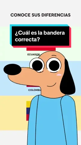 ¿Sabes cuál es la bandera de Colombia? 🌎 Con este tip la recordarás muy fácil. #Geografía #fyp #animación #SabíasQué #Trivia #CulturaGeneral #EducaciónInfantil #GeoGuessr 