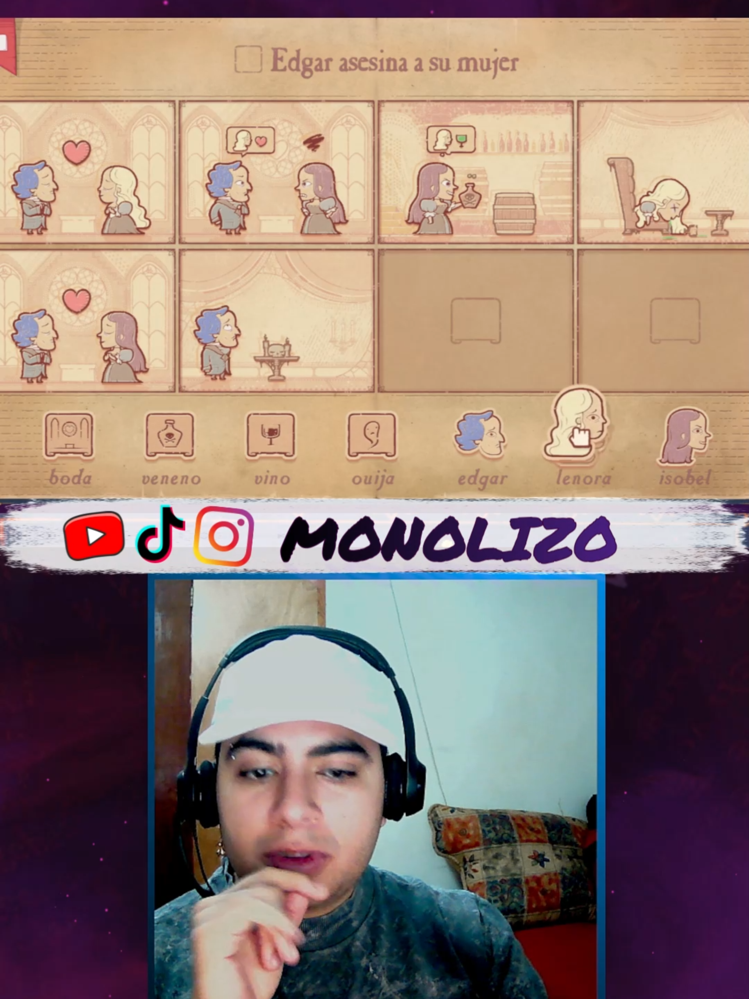 Edgar asesina a su mujer 😨 #storyteller #cuentos #history #humor #comedia #viral #video #videoviral #viralvideos #fyp #fypシ゚ #fypage #gaming #gamertiktok #game #videogames #juegos #parati #funnyvideos