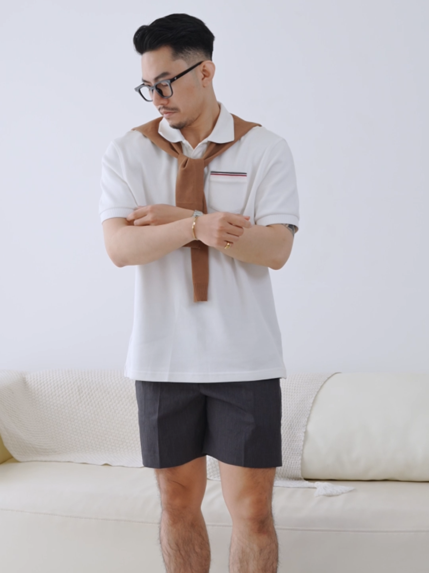 Polo Mark vải cá sấu Cotton Interlock // POLOMANOR #ongchupolo #fashion #polomanor