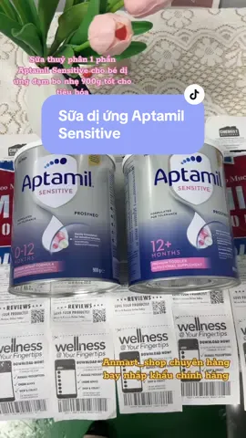 🍼🥛 Sữa Aptamil Sensitive thuỷ phân 1 phần cho bé dị ứng đạm bò nhẹ 900g tốt cho tiêu hoá 💪🥰 #suauc #suaaptamil #suaaptamiluc #suadiung #suachobediung #suathuyphan1phan #suathuyphamotphan #suadiunguc #suathuyphandamwhey #damwhey #aptamilsensitive #suadiung #xuhuongtiktok #viraltiktok 