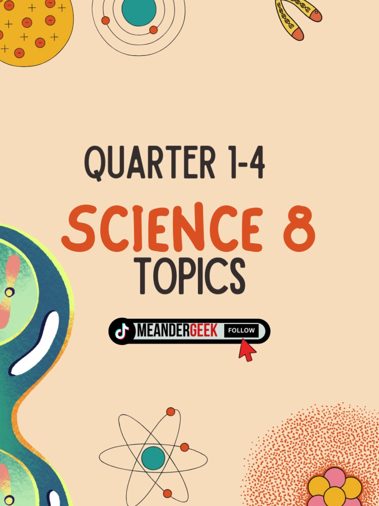 Science 8 Q1-4 Topics #SCIENCE #SCIENCE8 #GRADE8 #STUDYNOTES #depedteacher #teachersoftiktok #LearnItOnTikTok #learnitontiktokph