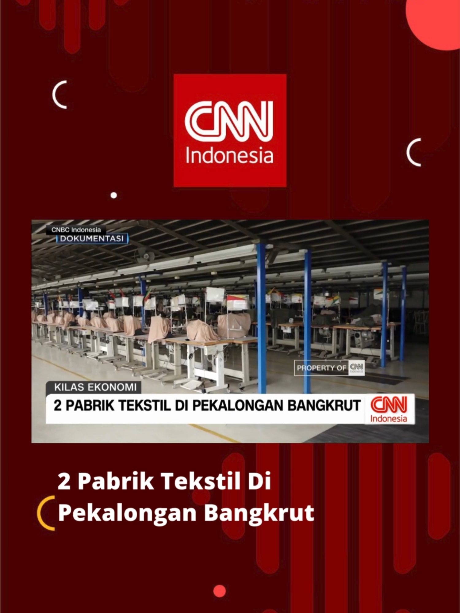 Industri tekstil di Indonesia sedang mengalami kemunduran. Terbaru, ada dua perusahaan tekstil di Pekalongan, Jawa Tengah, yang telah bangkrut. #tekstil  #industritekstil  #bangkrut  #pabriktutup  #pekalongan