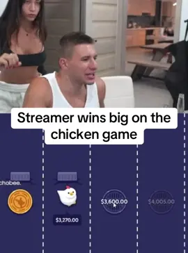 Streamer wins big on the chicken game #kickstreaming 