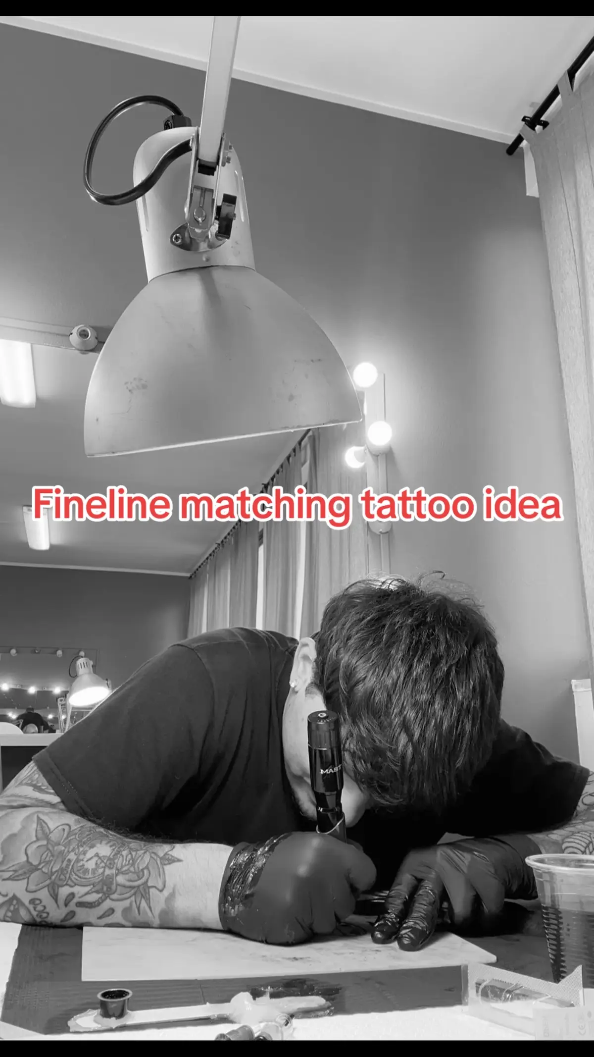 #finelinetattoo #tattooideas #matchingtattoos #coupletattoo #tattoos 