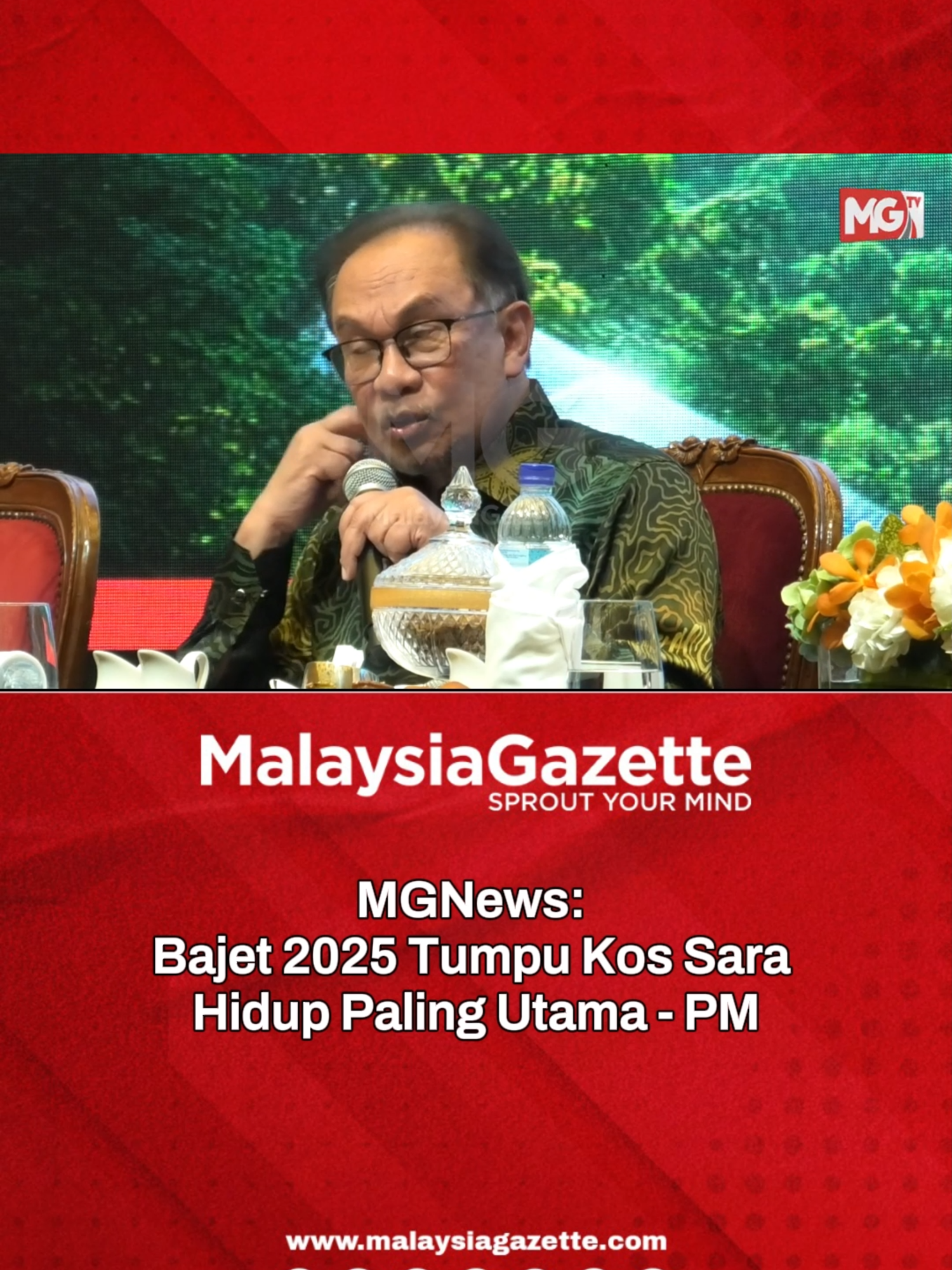 MGNews: Bajet 2025 Tumpu Kos Sara Hidup Paling Utama - PM . . . #PMX #Bajet2025