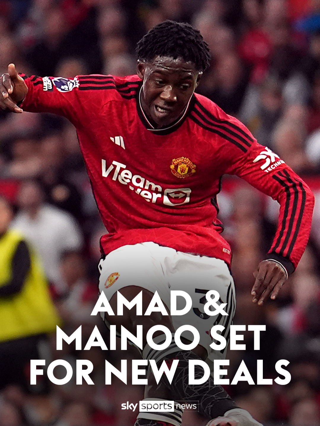 Man United preparing to discuss new contracts for Kobbie Mainoo and Amad Diallo #manchesterunited #footballtiktok #manutd