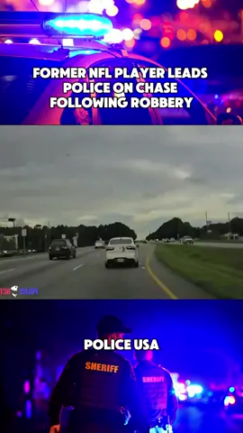 Former NFL Player Leads Police On Chase Following Robbery #police #fyp #cops #copsoftiktok #bodycam #policeoftiktok #usa 