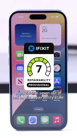 The iPhone 16 has earned a respectable 7 out of 10 repairability score, a significant upgrade from last year’s model. See the full teardown at the link in bio. #iFixit